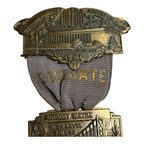 Vintage 1940 American Legion Convention Delegate Medal Ribbon