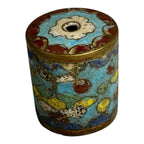 Antique Japanese Cloisonne Large Cylinder Bead