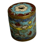 Antique Japanese Cloisonne Large Cylinder Bead