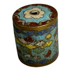 Antique Japanese Cloisonne Large Cylinder Bead