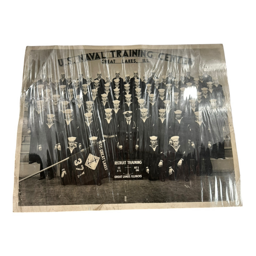 Vintage US Naval Training Center Great Lakes IL Photograph