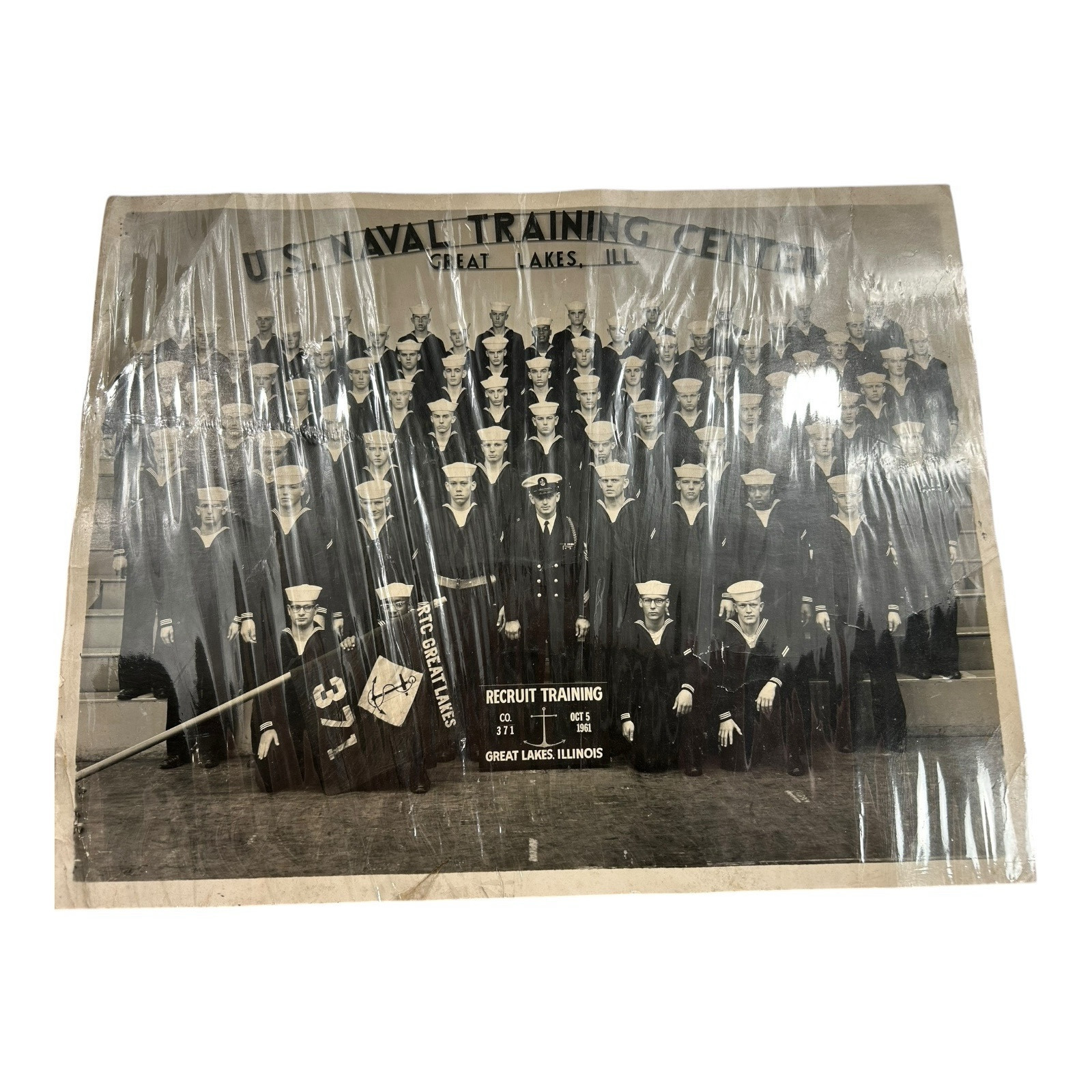 Vintage US Naval Training Center Great Lakes IL Photograph