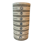 Vintage Studio Pottery Measuring Cup Style Vase from Martha Stewart Collection