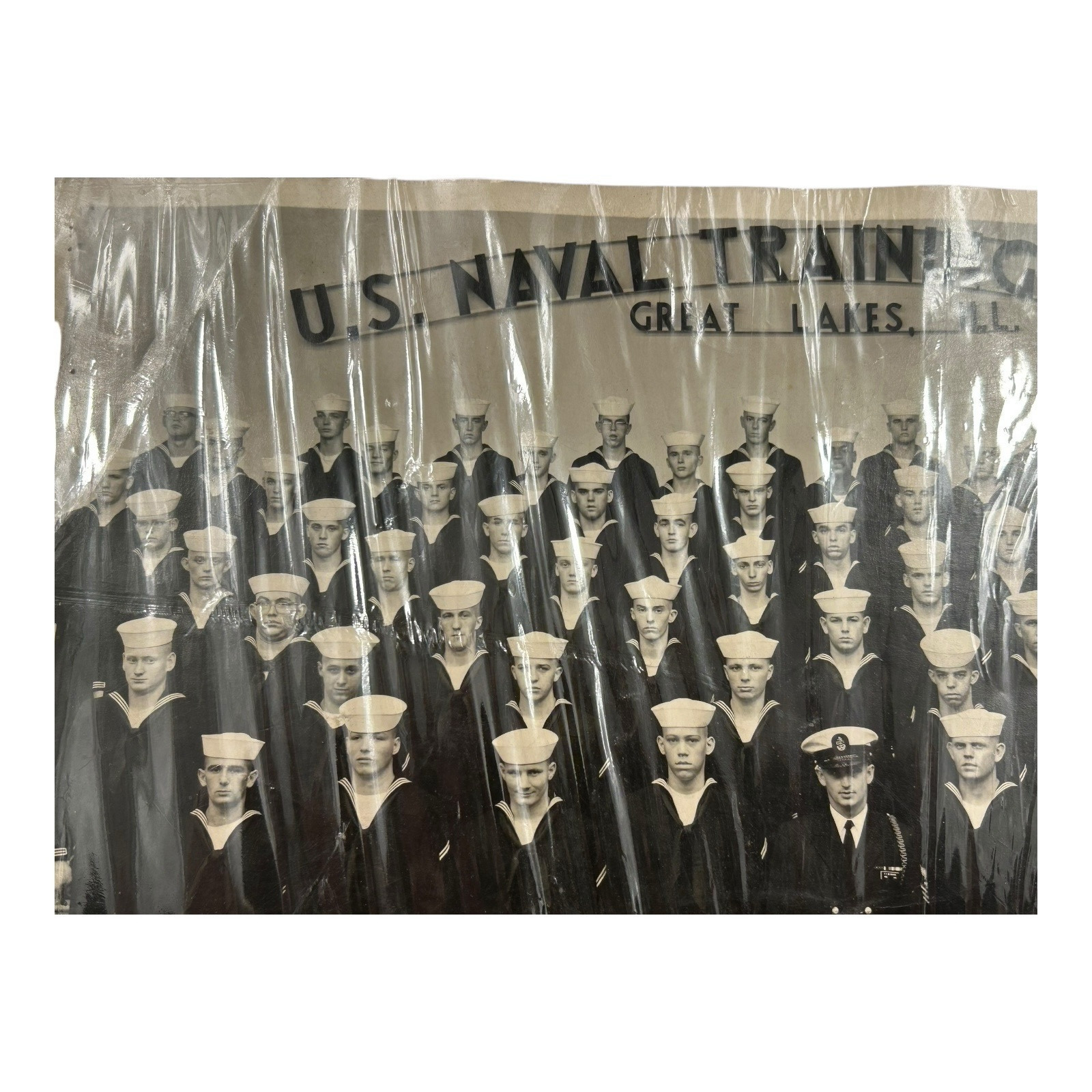 Vintage US Naval Training Center Great Lakes IL Photograph