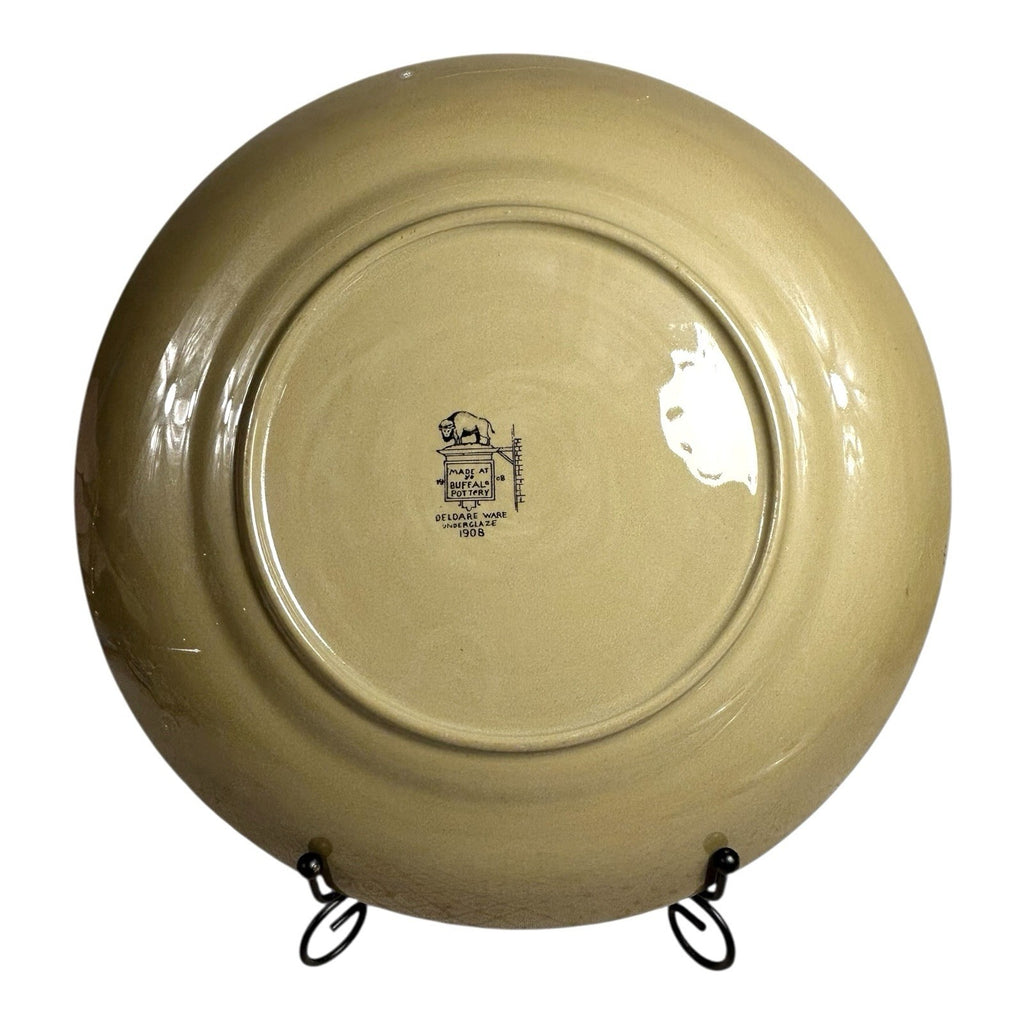 Antique Buffalo Pottery Deldare Ware Plate - Fallowfield Hunt Series