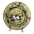 Antique Buffalo Pottery Deldare Ware Fallowfield Hunt Series Plate