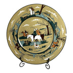 Antique Buffalo Pottery Deldare Ware Fallowfield Hunt Series Plate
