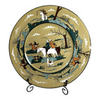 Antique Buffalo Pottery Deldare Ware Fallowfield Hunt Series Plate