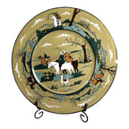 Antique Buffalo Pottery Deldare Ware Fallowfield Hunt Series Plate