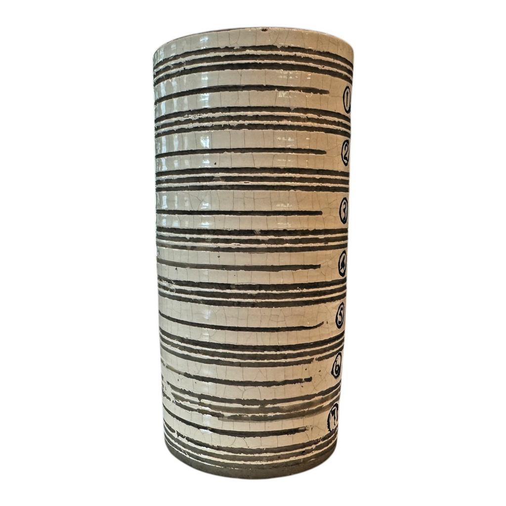 Vintage Studio Pottery Measuring Cup Style Vase from Martha Stewart Collection