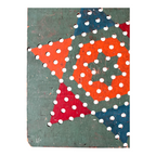 Antique Folk Art Chinese Checkers Style Peg Pin Game Board