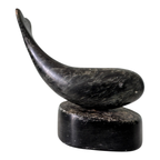 Vintage Canadian Soapstone Whale Sculpture Figurine – Signed Ross Parkinson