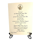 Vintage Official Authentc Ronald Reagan George Bush Inauguration Invitation 1985