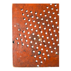 Antique Folk Art Chinese Checkers Style Peg Pin Game Board