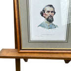 Vintage General Nathan Bedford Forest Print Double Signed Don Stivers 416/1000