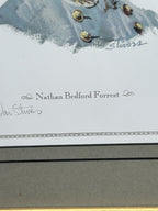 Vintage General Nathan Bedford Forest Print Double Signed Don Stivers 416/1000