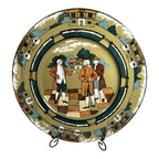 Antique Buffalo Pottery Deldare Ware Plate - Village Gossips Series