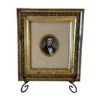 Antique Rare Miniature Portraits Thomas Birkey Family of Maryland (Set of 3)