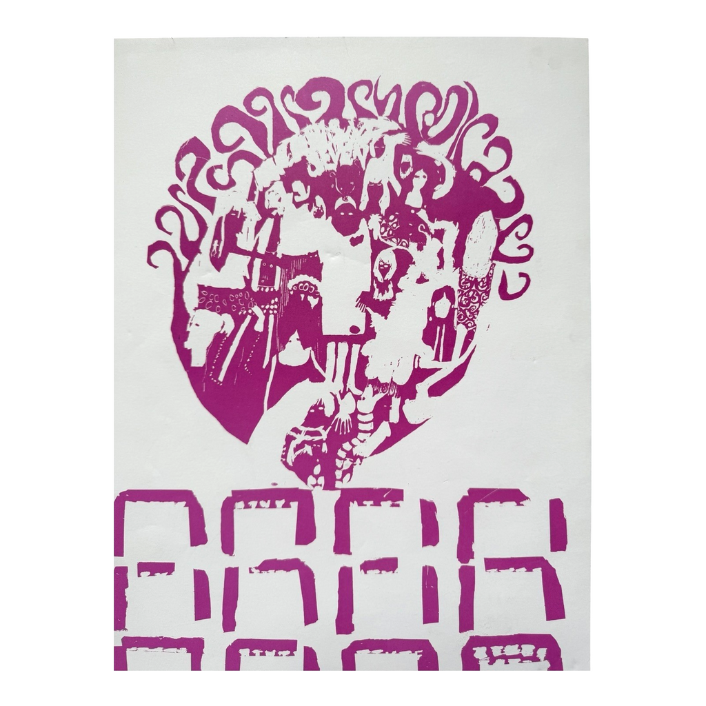 Mari Tepper 1967 Haight Ashbury Calendar Psychedelic Poster Artist's Proof