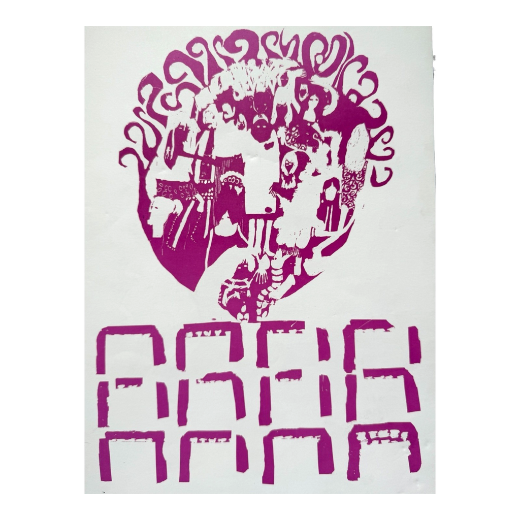 Mari Tepper 1967 Haight Ashbury Calendar Psychedelic Poster Artist's Proof