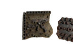 Antique Indian Hand Carved Wood Fabric Printing Block Stamps – Set of 4