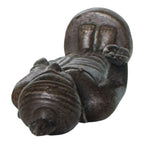 Antique Asian Bronze Standing Buddha Figure Sculpture
