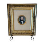 Antique Rare Miniature Portraits Thomas Birkey Family of Maryland (Set of 3)
