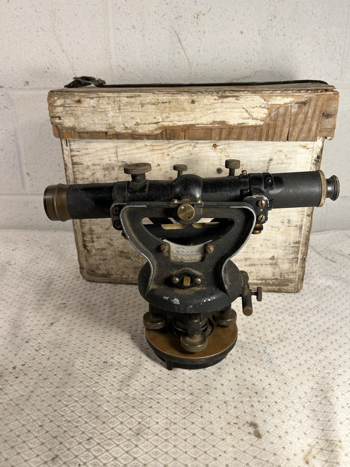 Vintage K&E Keuffel and Esser Co NY Transit and Box #95687