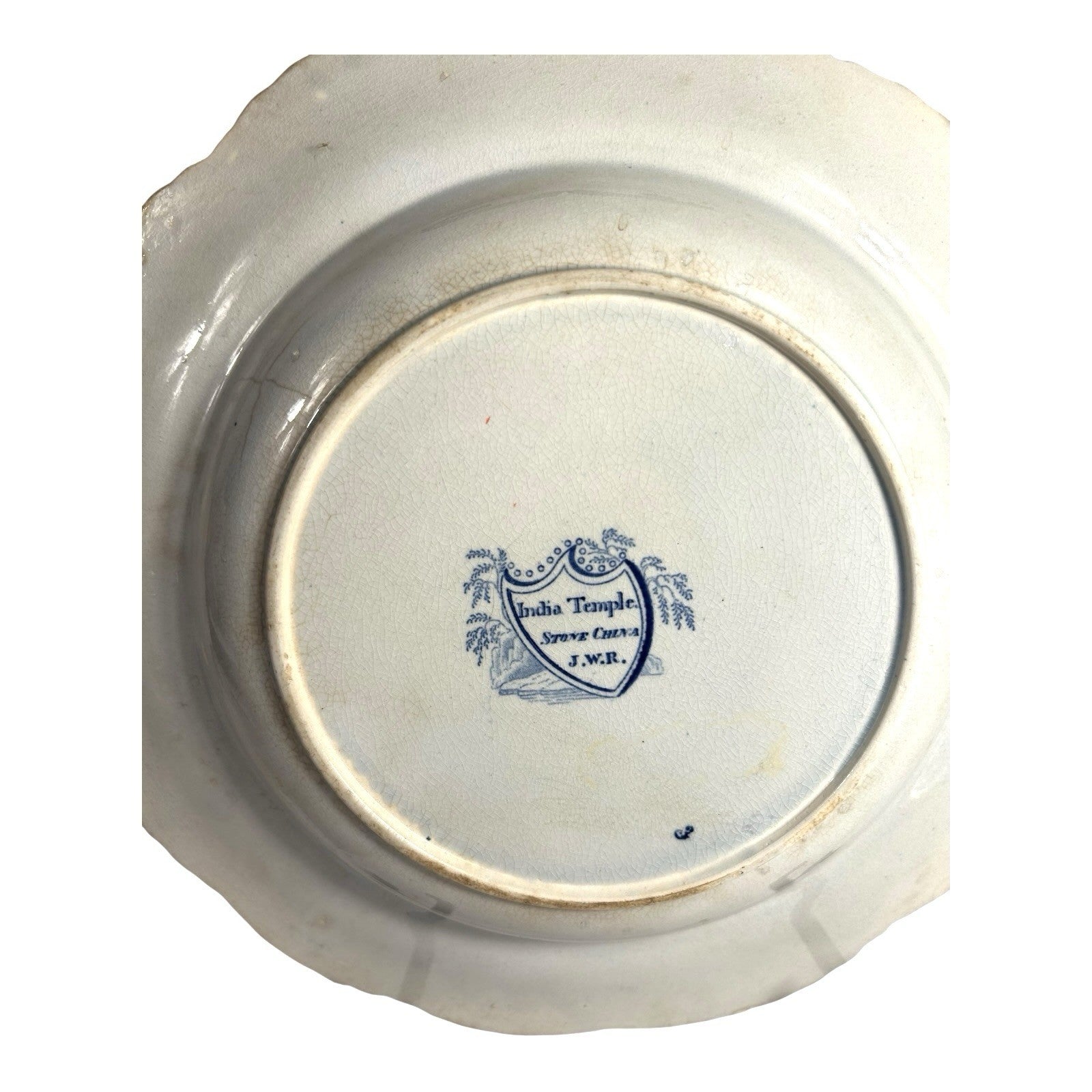 Antique Staffordshire Transferware - India Temple Bowl by Ridgeway