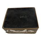 Antique Chinese Cloisonne Hinged Trinket Jewelry Box