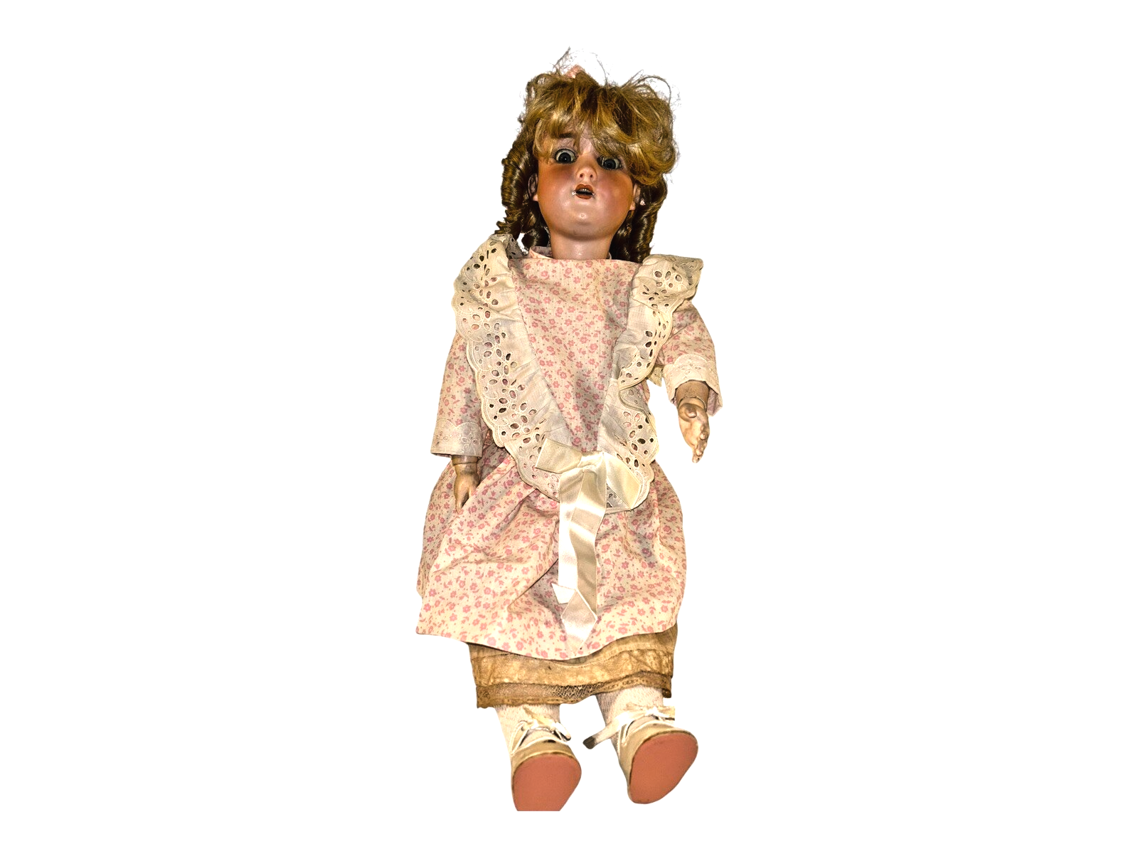 Antique Armand Marseille Bisque Head Doll 390 N, Composition Jointed Body