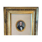 Antique Rare Miniature Portraits Thomas Birkey Family of Maryland (Set of 3)