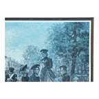 Vintage Civil War Print Army of the West, Framed (Signed Don Stivers)