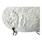 Antique Wedgwood & Bentley Oval Bas-Relief Plaque – Classical Mythological Scene