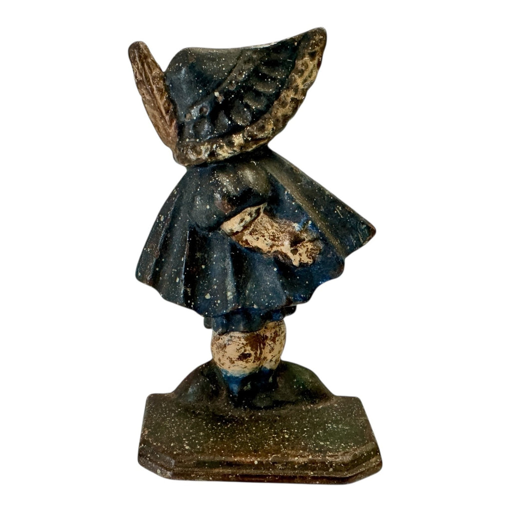 Antique Hubley Sunbonnet Sue Cast Iron Door Stop or Bookend