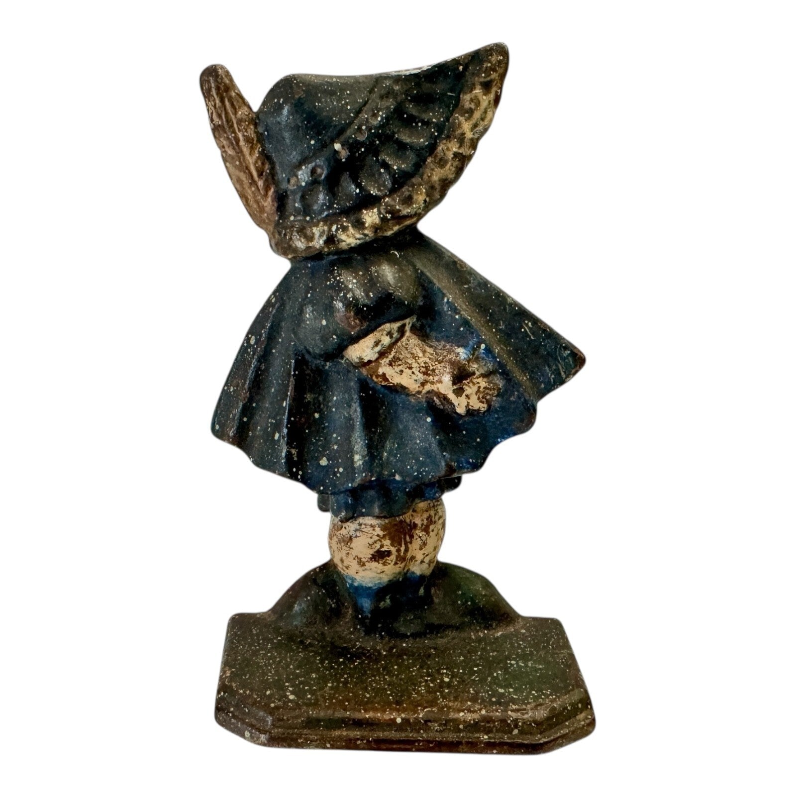 Antique Hubley Sunbonnet Sue Cast Iron Door Stop or Bookend
