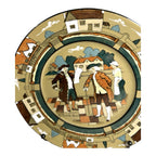 Antique Buffalo Pottery Plate Deldare Ware - Ye Town Crier Series
