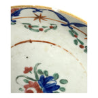 Antique Chinese Export Pink & Blue Famille Rose Bowl