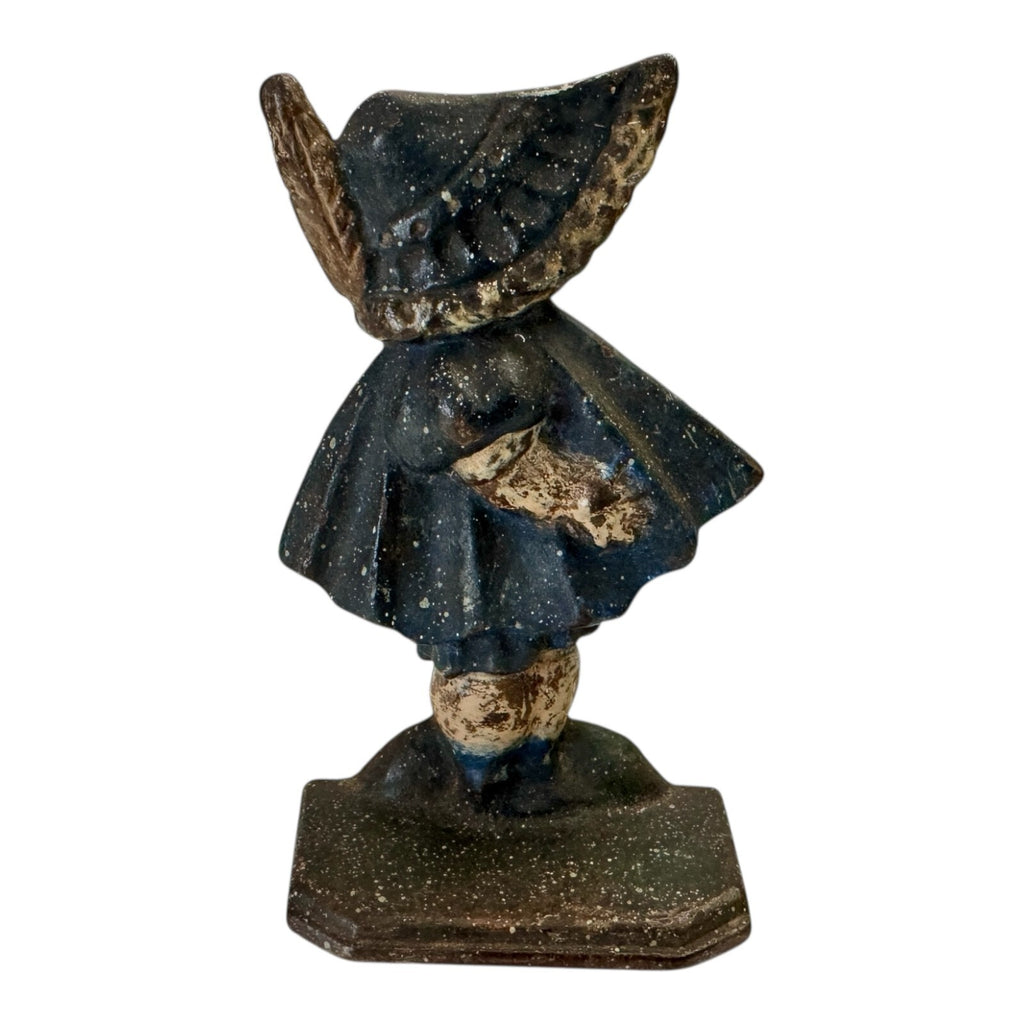 Antique Hubley Sunbonnet Sue Cast Iron Door Stop or Bookend