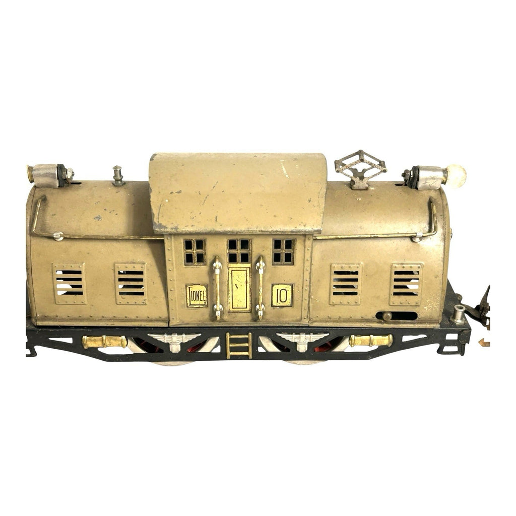 Anitque Pre War Lionel 10 Standard Gauge Locomotive Observation Car Pullman Car