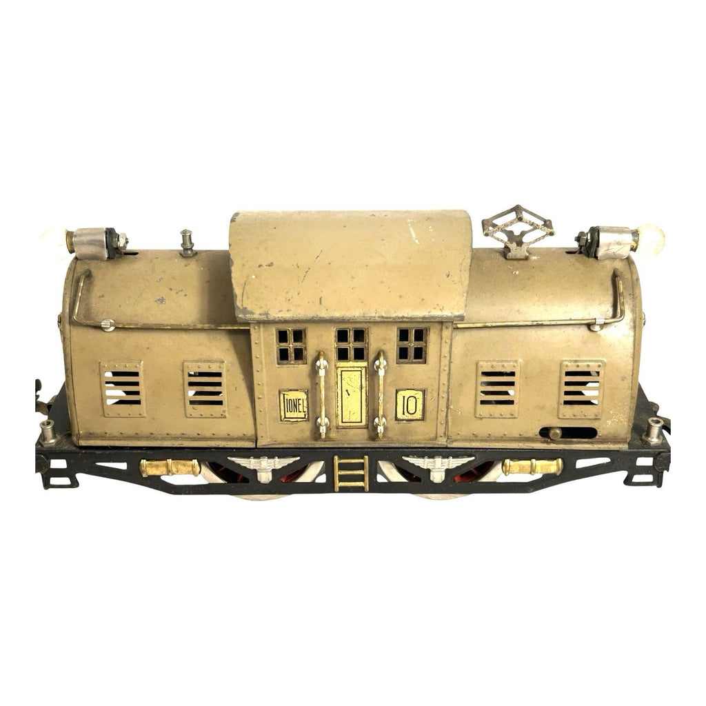 Anitque Pre War Lionel 10 Standard Gauge Locomotive Observation Car Pullman Car