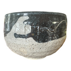 Vintage Japanese Studio Art Pottery Chawan Matcha Tea Bowl - Signed, Makoto Yabe