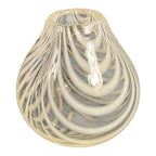 Vintage Handblown Tear Drop Swirl Design Art Glass Vase - Signed, Maija Carlson