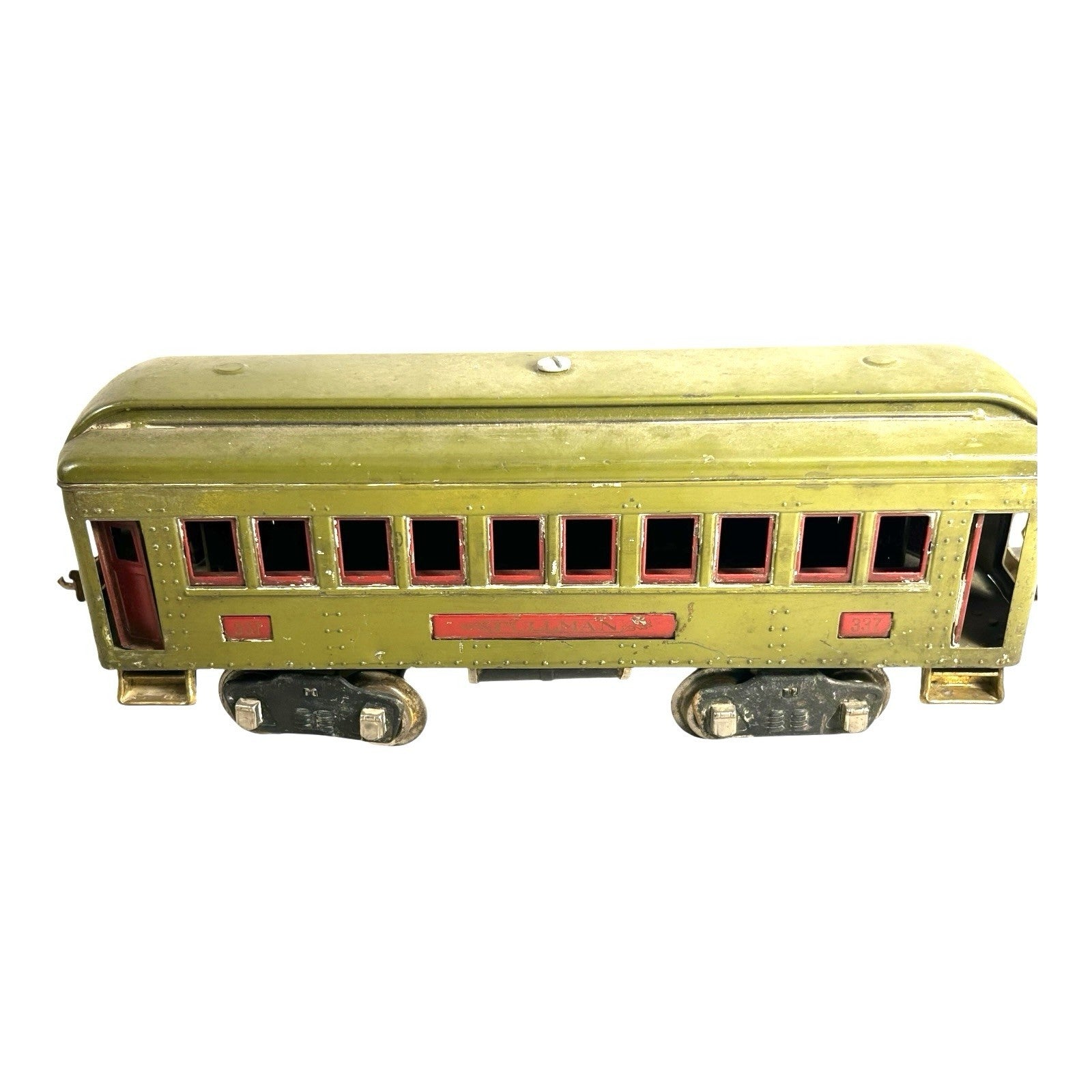 Anitque Pre War Lionel 10 Standard Gauge Locomotive Observation Car Pullman Car