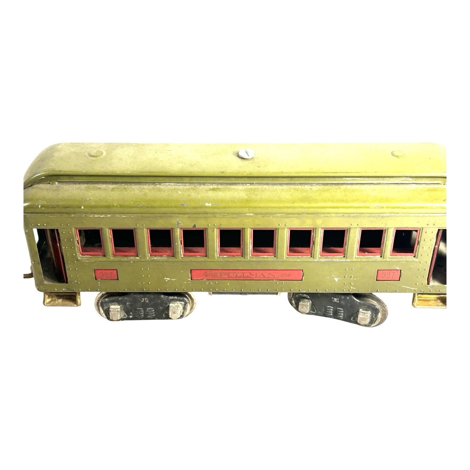 Anitque Pre War Lionel 10 Standard Gauge Locomotive Observation Car Pullman Car