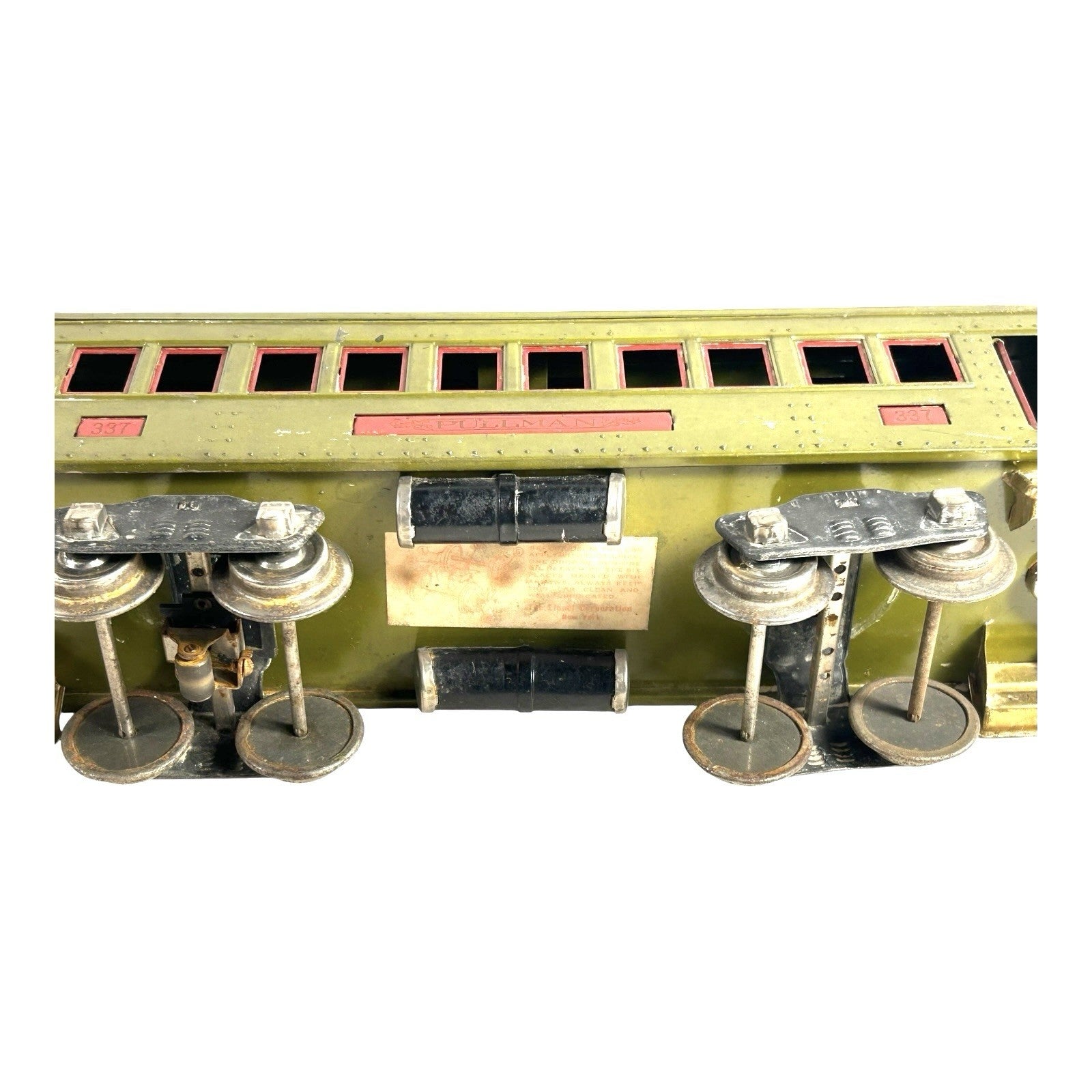 Anitque Pre War Lionel 10 Standard Gauge Locomotive Observation Car Pullman Car