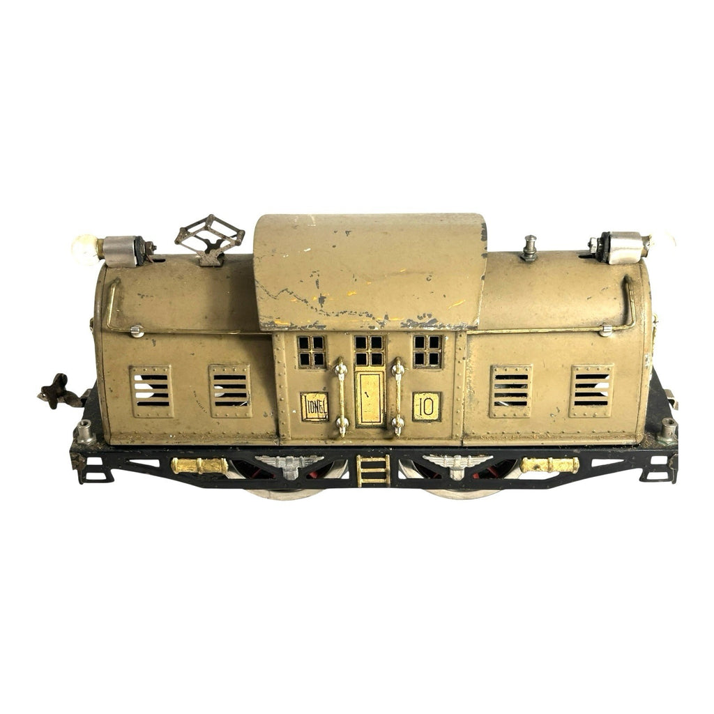 Anitque Pre War Lionel 10 Standard Gauge Locomotive Observation Car Pullman Car
