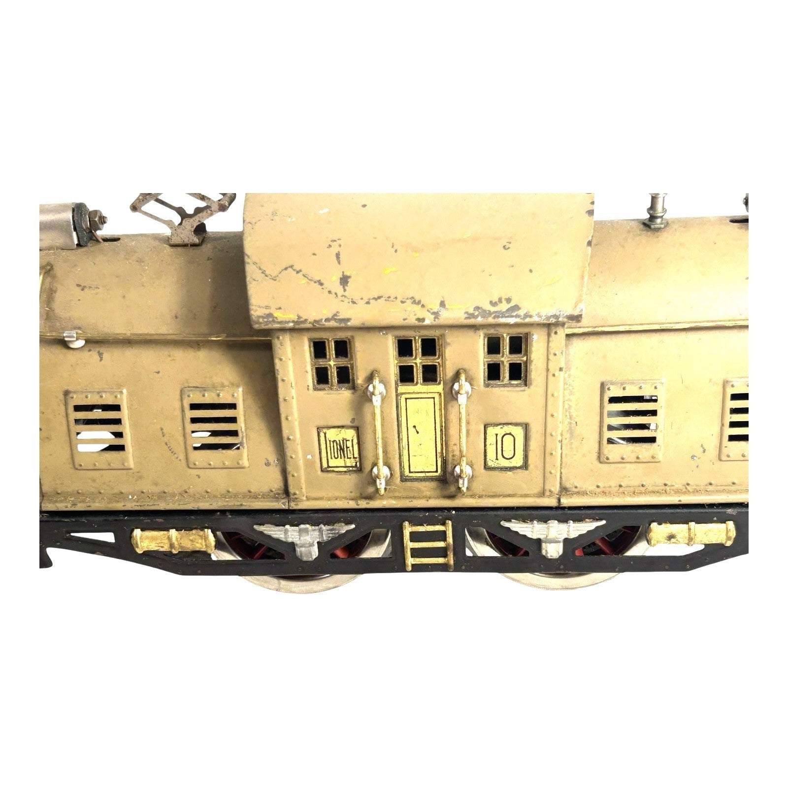 Anitque Pre War Lionel 10 Standard Gauge Locomotive Observation Car Pullman Car