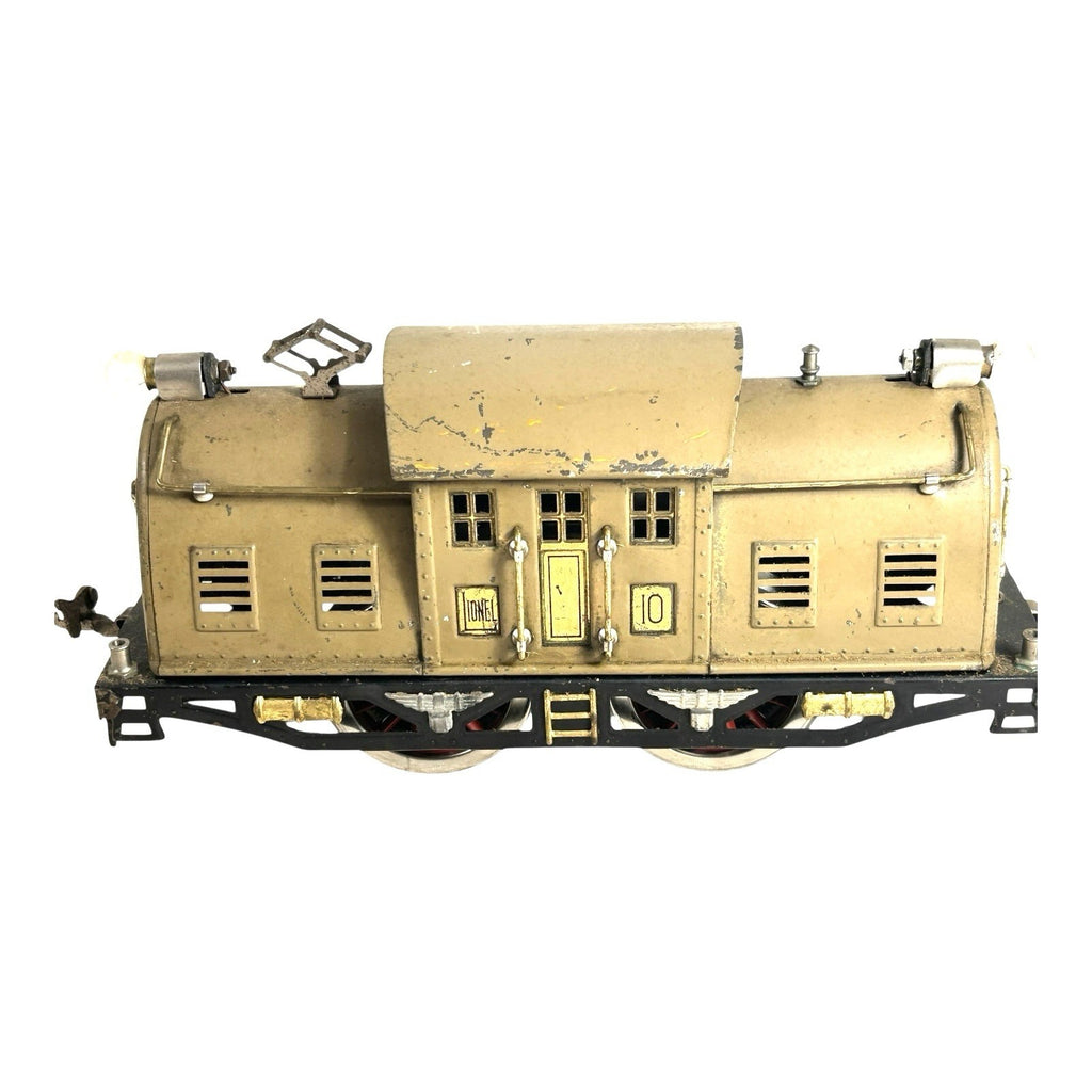 Anitque Pre War Lionel 10 Standard Gauge Locomotive Observation Car Pullman Car