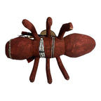 Vintage Native American Delbert Buck Whimsical Cowboy On Giant Ant Sculpture